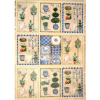 Декупажная карта-бумага 50*70см 90737 Подвазонники