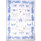 Декупажная карта-бумага 50*70см 98682 Чайный сервиз