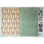 Декупажная карта-бумага 50*70см интерьерная 99605 Мишки