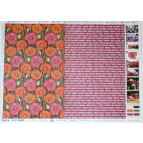 Декупажная карта-бумага 50*70см интерьерная 99606 Маки