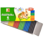 Пластилін 6кол. ЛУЧ 'Зоо' МИНИ 19С 1271-08