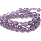 Намистини скляні Margo, імітація кришталя 50шт, 6мм, Фиолетові 98105638