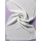 Хустина біла 45*45 100%шовк Ideen