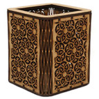 Заготовка для декорування Zabava (ДВП) підставка під ручки Квіти 9,5*11,3*9,5см PEN004