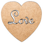 Заготовки для декорування набір 2шт (МДФ) "Серце-5" 10*10см 4801141