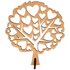 Заготовки для декорування (МДФ 5мм) "Дерево кохання-1" 23,5*26см 4801160