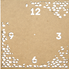 Основа під годинник, кругла, настінна, МДФ Д:300мм ROSA Модерн GPТ50045580