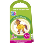 Пластилінова паста 1 Вересня Ухтишко Повітряний пластилин, 3D Конячка 540307