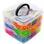 Набір плетіння гумками Rainbow Loom 3000шт. + аксесуари МА-23-10/2201 Валізка