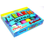 Крейда кол. 6шт. ЛЮКСКОЛОР для асфальту кругл. 2*10см карт. уп. КРУ-6