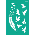 Трафарет самокл багаторазов 13*20см ROSA Talent Фоновий №1500 серія 'Тварини' GPT50045841