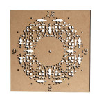 Основа під годинник, квадратна, настінна, МДФ 30*30см ROSA Вінтаж GPТ50064077