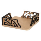 Заготовка для декорування ROSA Тримач підставок для чашок Шеббі-шик 11,5*11,5*3,5см GPТ50064093