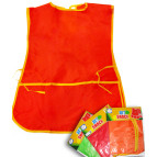 Фартук для художника ЛИДЕР без рукавів дитячий , асорті 38*49см поліестер №69543