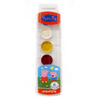 Акв фарби медові 6кол. ПЕРО Свинка Пеппа пл/уп б/к 118335/710234