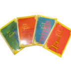 Зошит спіраль А5 48арк пласт обкл Лидер 77340