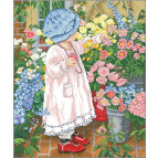 Набір для вишивання Идейка R408 52*59см СТ11 Серед квітів