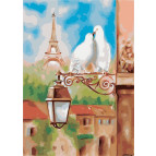Картина по номер. на холсті 40*50см Идейка КН2128 Весна в Парижі