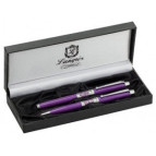 Ручки набір LANGRES "Viola" 2шт.(Перо + Кулькова) LS.432000-28