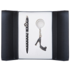 Ручки набір LANGRES "Heel" 1шт.+брелок чорний LS.122012-01