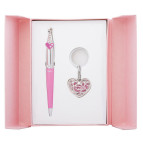Ручки набір LANGRES "Miracle" 1шт.+брелок рожевий LS.122026-10