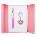 Ручки набір LANGRES "Miracle" 1шт.+брелок малиновий LS.122026-29