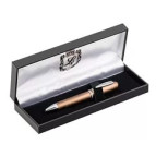 Кулькова ручка Langres Charm LS.403009-09 з кристалами Swarovski, Сіра