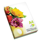 Ксер папір КОЛЬОР Мікс Насичена А4 80г/м 250арк SPECTRA color Радуга 5*50арк