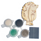 Заготовка для декорування АТЛАС 'Їжачок з парасолькою' (фанера) 5х6,5см Н-0017