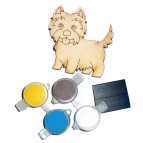 Заготовка для декорування АТЛАС 'Песик' (фанера) 6х6см Н-0014