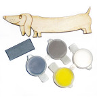 Заготовка для декорування АТЛАС 'Такса' (фанера) 10х3см Н-0019