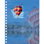 Зошит спіраль А5 144арк пласт. обл. YES Повітрянна куля 680885