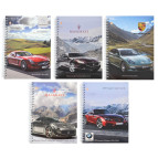 Зошит спіраль А5 80арк YES Автовояж 680726