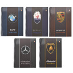 Зошит спіраль А5 80арк YES Автологотипи 680716