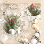 Салфетка для декупажа ! Поштучно 1/20 ! 33*33см №13901 Новогодние бокалы-3