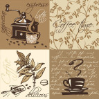 Салфетка для декупажа ! Поштучно 1/20 ! 33*33см №03501 Coffe time-1