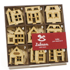 Заготовка для декорування Zabava (ДВП) Будиночек ! ПОШТУЧНО 1/36 ! без підставки 6*6см SET011