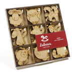 Заготовка для декорування Zabava (ДВП) Кумедні тварини ! ПОШТУЧНО 1/27 ! на підставці 6*6см SET019-base