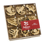 Заготовка для декорування Zabava (ДВП) Човники ! ПОШТУЧНО 1/27 ! на підставці 6*5см SET004-base