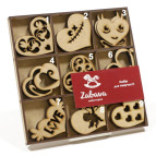 Заготовка для декорування Zabava (ДВП) Сердечка ! ПОШТУЧНО 1/36 ! без підставки 7*6см SET005