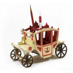 Заготовка для декорування Zabava (ДВП) підставка під канцвироби Карета 7*17,7*12,5см PEN026-2B