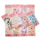 Наліпки дитячі СТРАЗИ 80*180мм Круглі ST085/11013