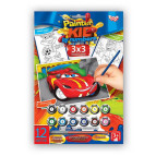 Картина по номер. на картоні DankoToys 3х3 PKN-01-10 3 картинки, 3 рівня сложності