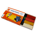 Пластилін 160гр. Перо набір 8кол. по 20гр. Minions 118528/710265