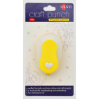 Дирокол фігурний Santi вирубка 1см Серце 240164