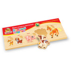 Гра Вундеркінд Рамки-вкладинки 10*29см 'Домашні тварини' методіка Монтессорі РВ-044