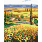 Картина  по номер. на холсті 40*50см Идейка КН2203 Рідні лани