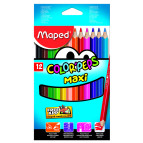 Олівці кольорові 12кол. Maped Color Peps Maxi 834010