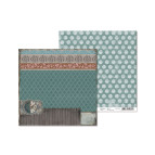 Папір для скрапбукінга ROSA Talent 30.5*30.5см Stream of time-4 двосторонній 180 г/м 481102-4