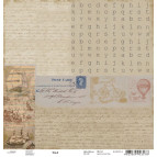 Папір для скрапбукінга ROSA Talent 30.5*30.5см Trip-5 180 г/м 482101-5